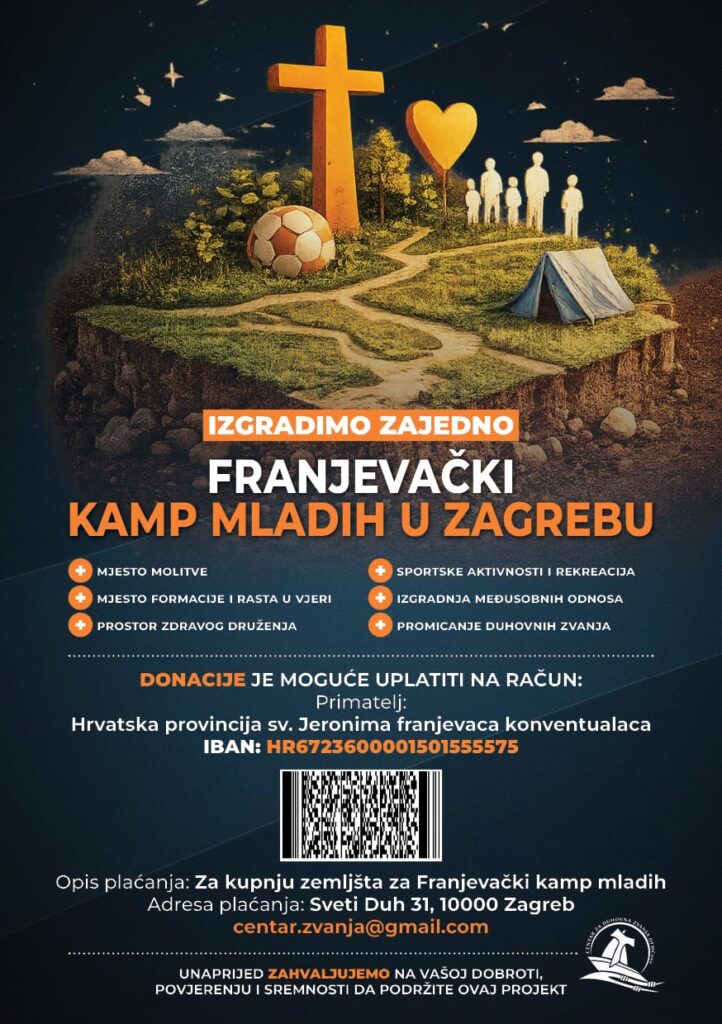 Izgradnja franjevačkog kampa mladih u Zagrebu